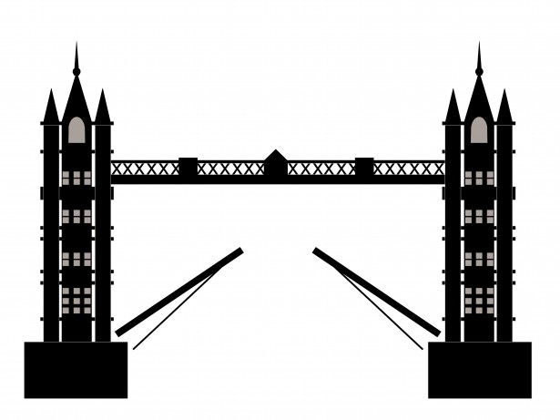 Image of Bridges Clipart #5414, Bridge Tower London Clipart Free ...