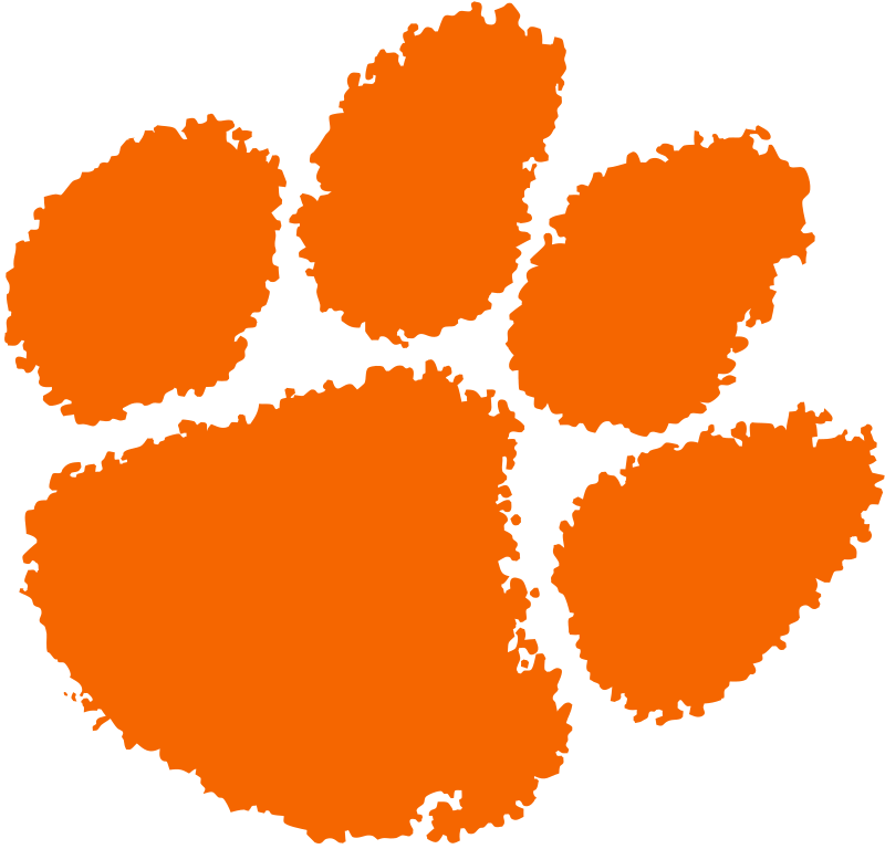 File:Clemson University Tiger Paw logo.svg