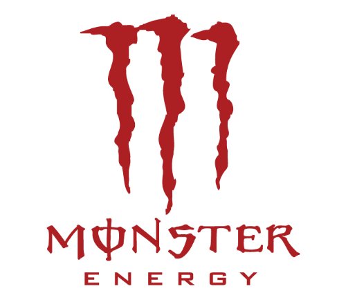 Buy Monster Energy Auto Car Wall Decal Sticker 6" X 5.5" , Red ...