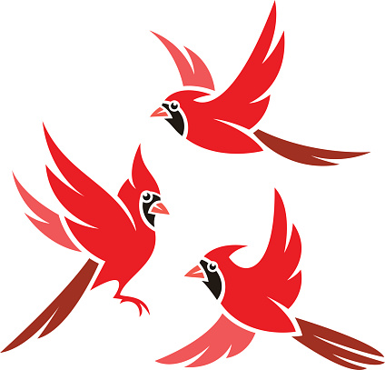 Cardinal Bird Clip Art, Vector Images & Illustrations