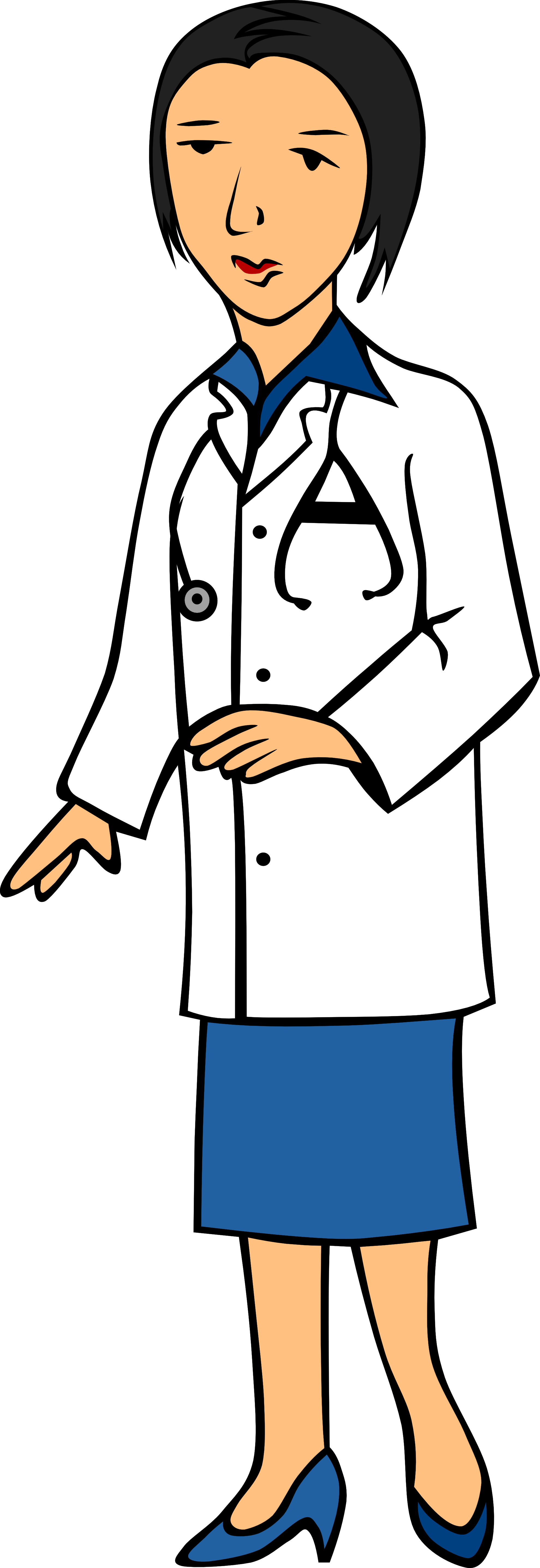 Mean doctor clipart