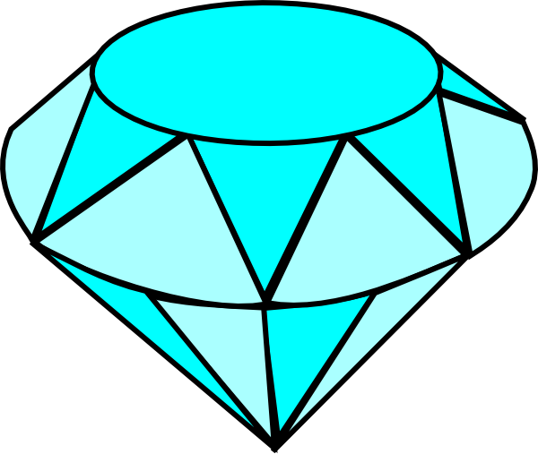 Blue Gems Clipart