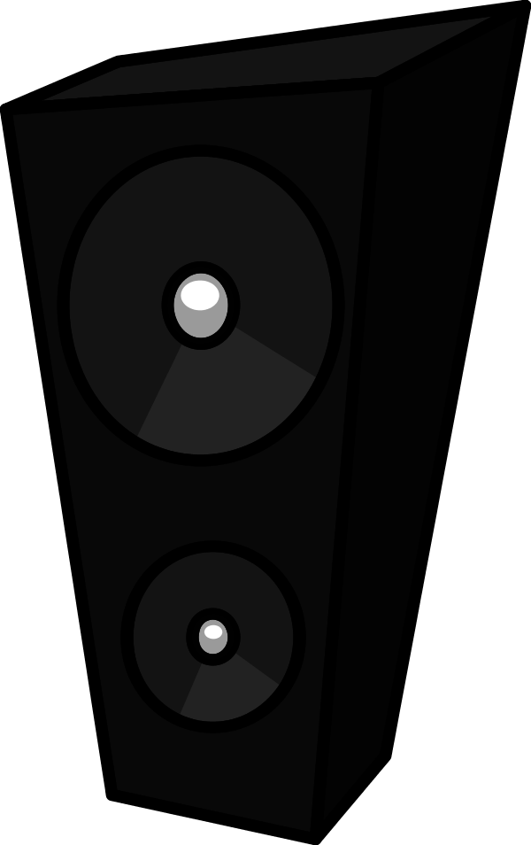 Cartoon speaker 1 - vector Clip Art