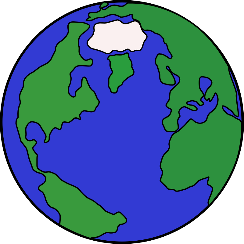 Cartoon Planet Earth