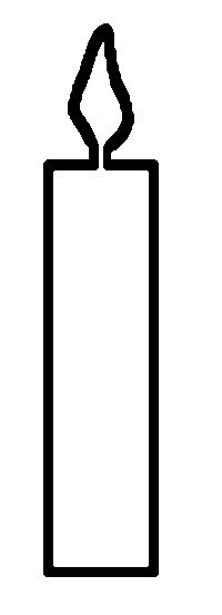 Candle Template ClipArt Best