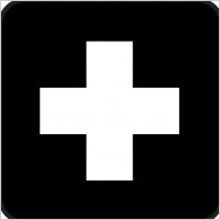 first_aid_map_sign_clip_art_ ...