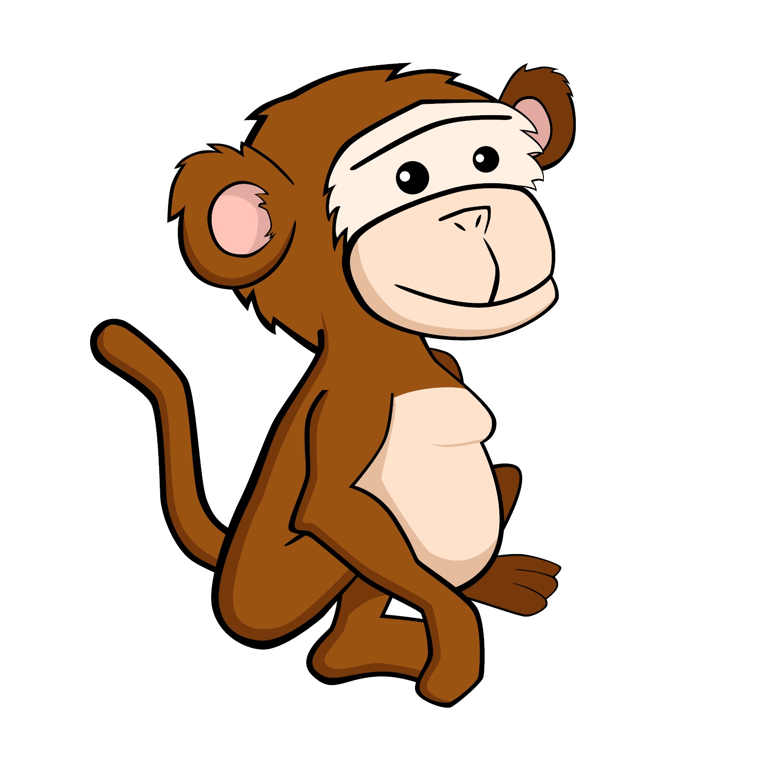 cute monkey clip art free - photo #27
