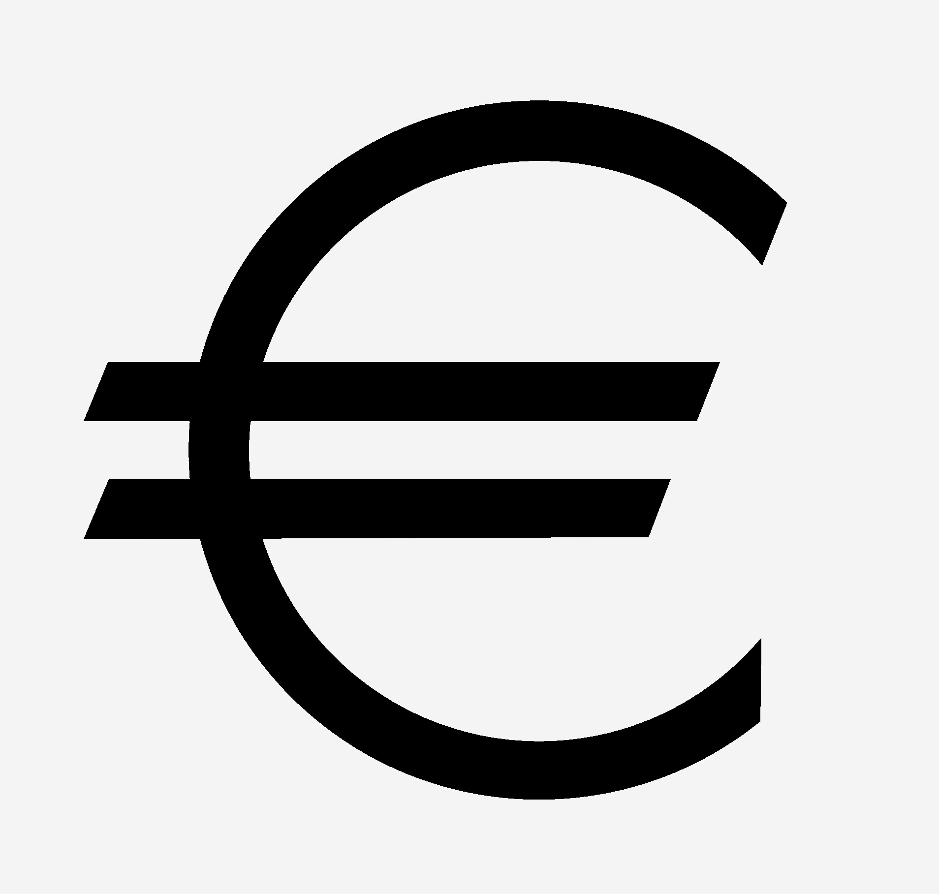 Euro Symbol Official Bitmap And Vector Image Download ClipArt Best 