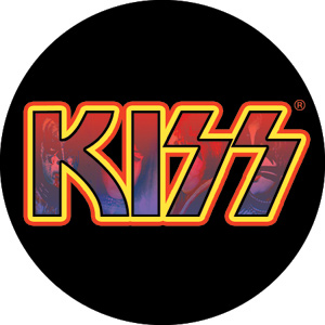 KISS Button/Pin - RED & YELLOW LOGO (ROUND) - Buttons & Pins ...