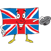 British Flag Cartoon T-Shirt ID: 9969406
