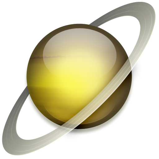 Planet Saturn Icon, PNG ClipArt Image