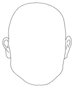 Best Photos of Human Face Outline - Blank Face Template Printable ...