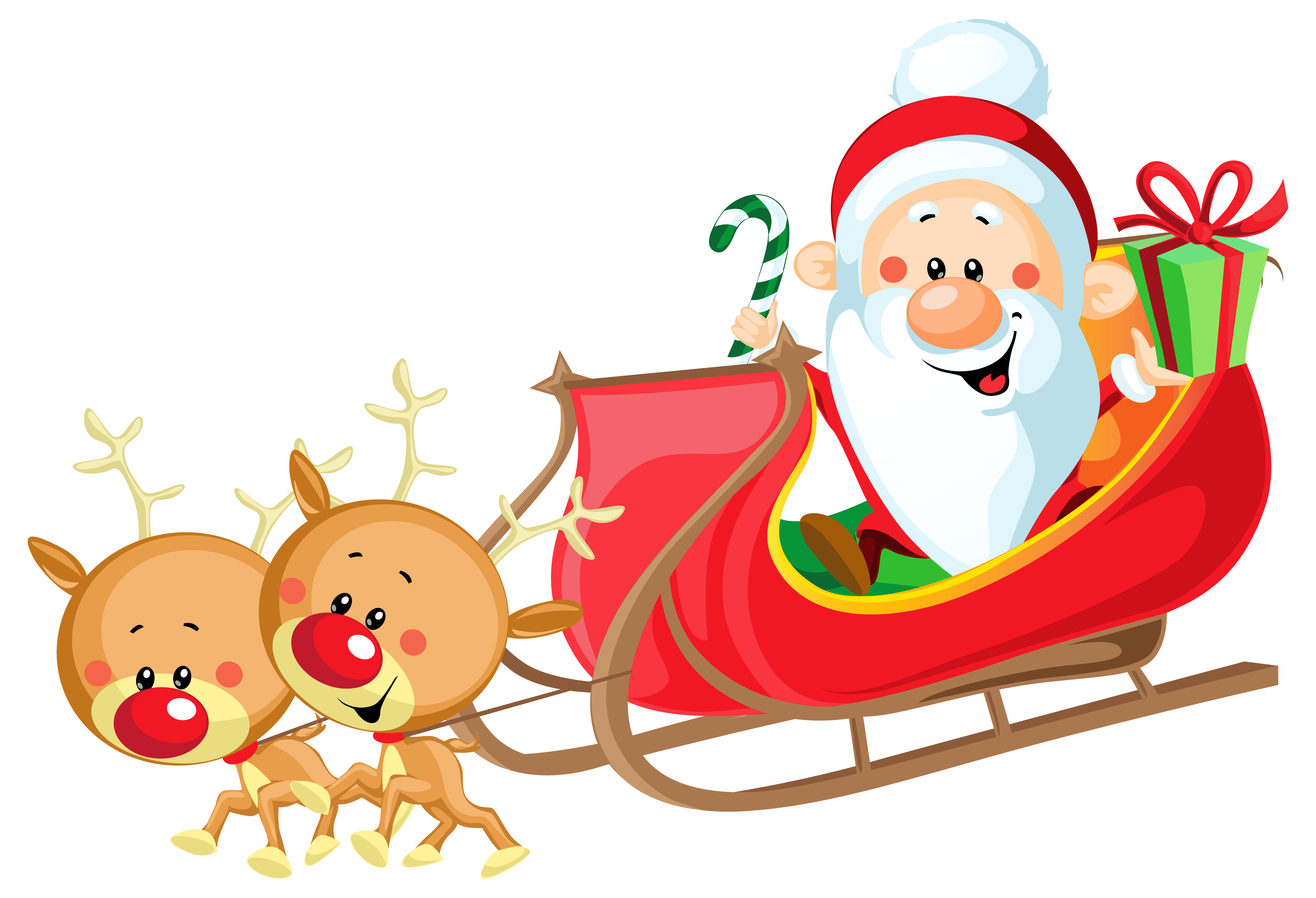 Pictures Of Christmas Sleighs Clipart Best