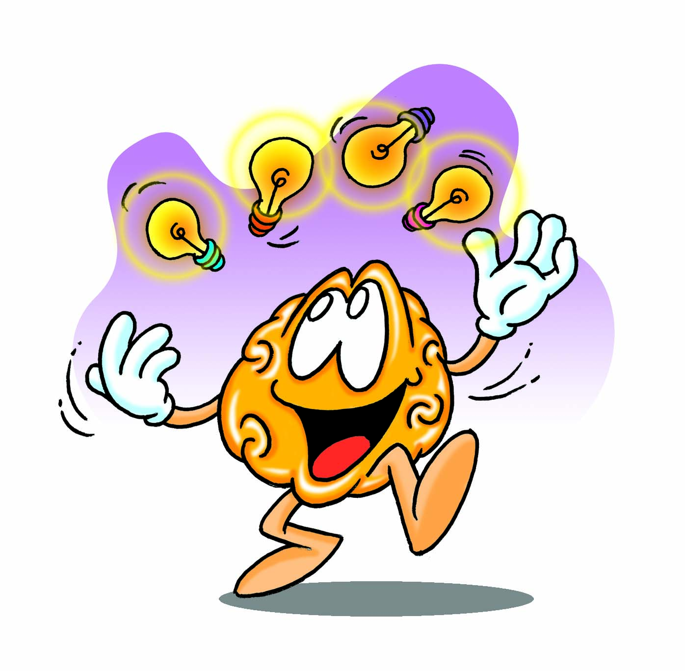 Thinking brain clipart