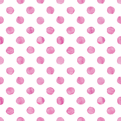 Silhouette Of A Pink And White Polka Dot Wallpaper Clip Art ...