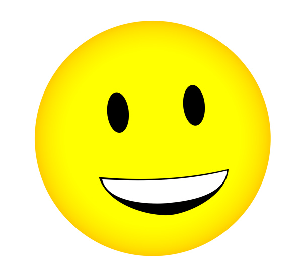 Animated happy face clip art