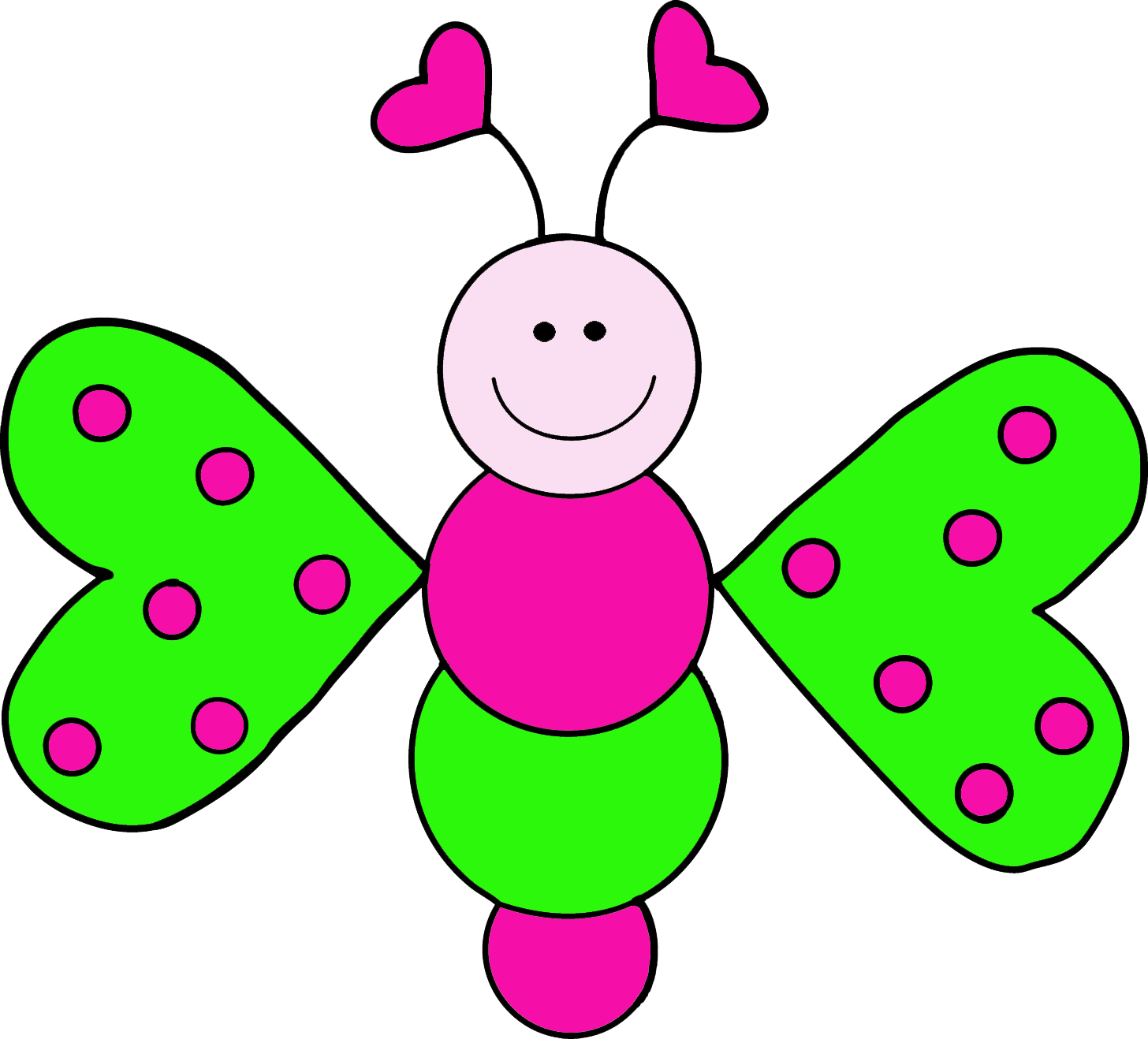 Cute Butterfly Clipart For Kids