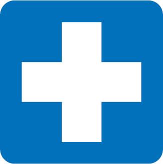 Hospital/Nursing Signs - Cross - Safety Equipment Supplier - Seton ...