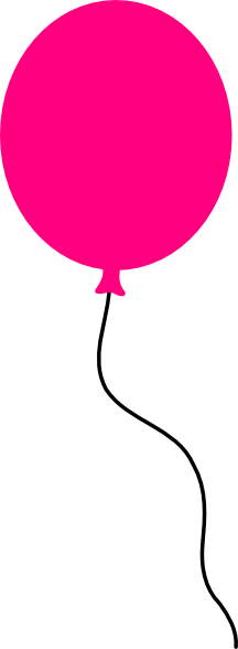Clipart pink balloon