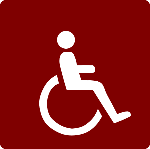 Handicap symbol illustration icon of wheelchair clipart stock ...