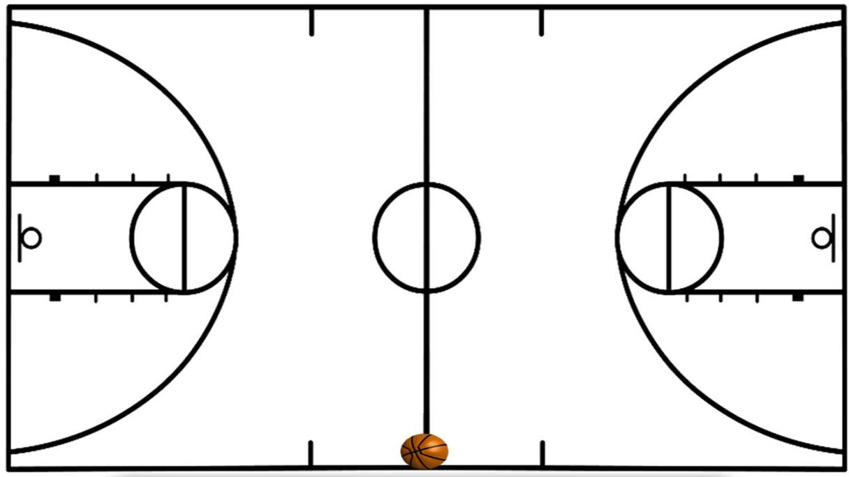 Basketball Court Outline Clipart - Free to use Clip Art Resource