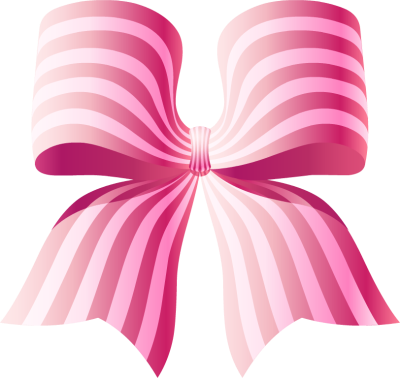Baby pink bow clipart