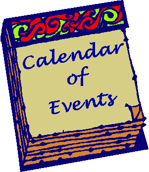Calendar Upcoming Events Clipart