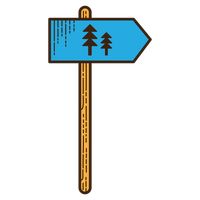 Directional wooden signpost Vector Image - 1863500 | StockUnlimited