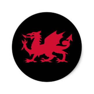 Welsh Dragon Stickers | Zazzle.co.nz