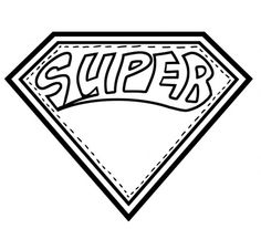 Superhero Badge Template - ClipArt Best