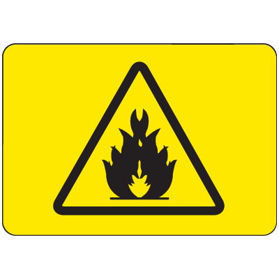 457 views International Symbols Signs - Flammable Material | Seton