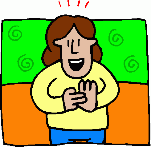 Finished Sign Language Clipart