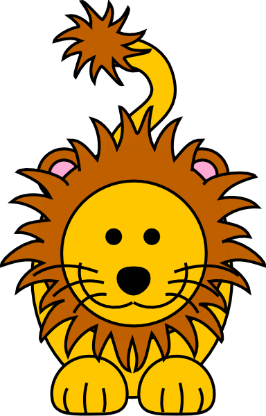 Animated Moving Lion