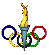 Olympics Clip Art - Rings and Torches 1 - Rings and Torches Images
