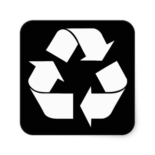 White Recycle Logo - ClipArt Best