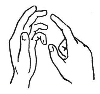 Line Drawing Of Hand - ClipArt Best
