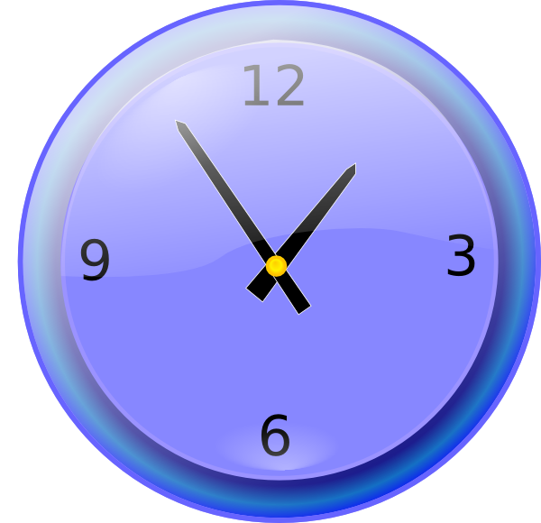 Analog Clock clip art - vector clip art online, royalty free ...