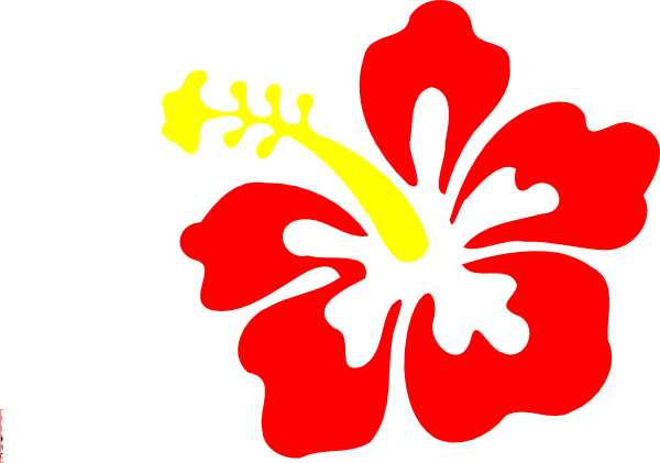 Hibiscus Flowers Clip Art Vector Online Royalty Free
