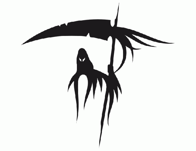 Tribal Grim Reaper Tattoo Designs - ClipArt Best