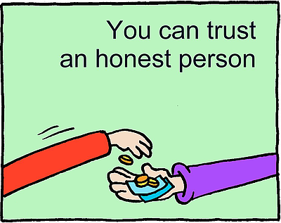 Honest Trust clip art - Christart.
