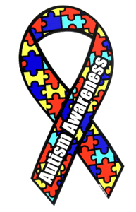 Autism Awareness Ribbon Car Magnet