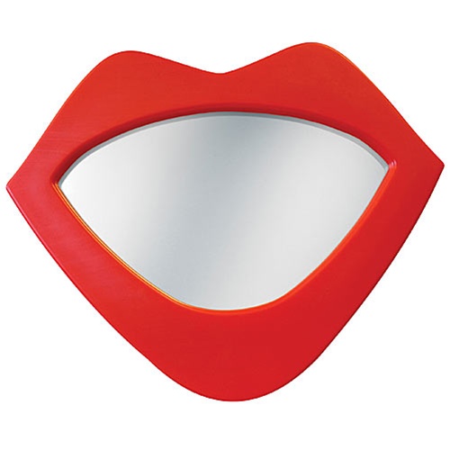 Red lips mirror