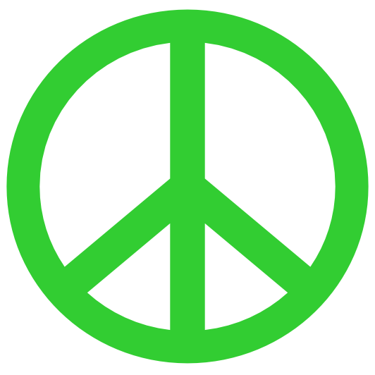 Lime Green Peace Symbol 2 SVG Scalable Vector Graphics scallywag ...