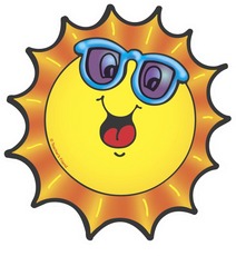 Smiling Sun with Blue Sunglasses | Product Detail | Scholastic ...