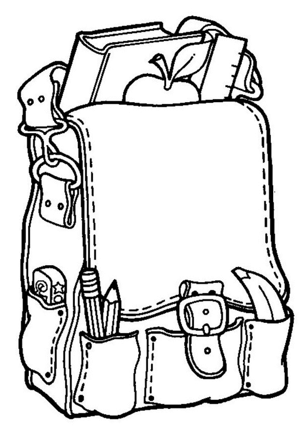 Coloring Page - School coloring pages 1