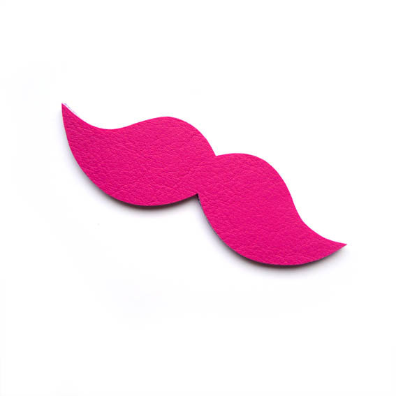 pink moustache