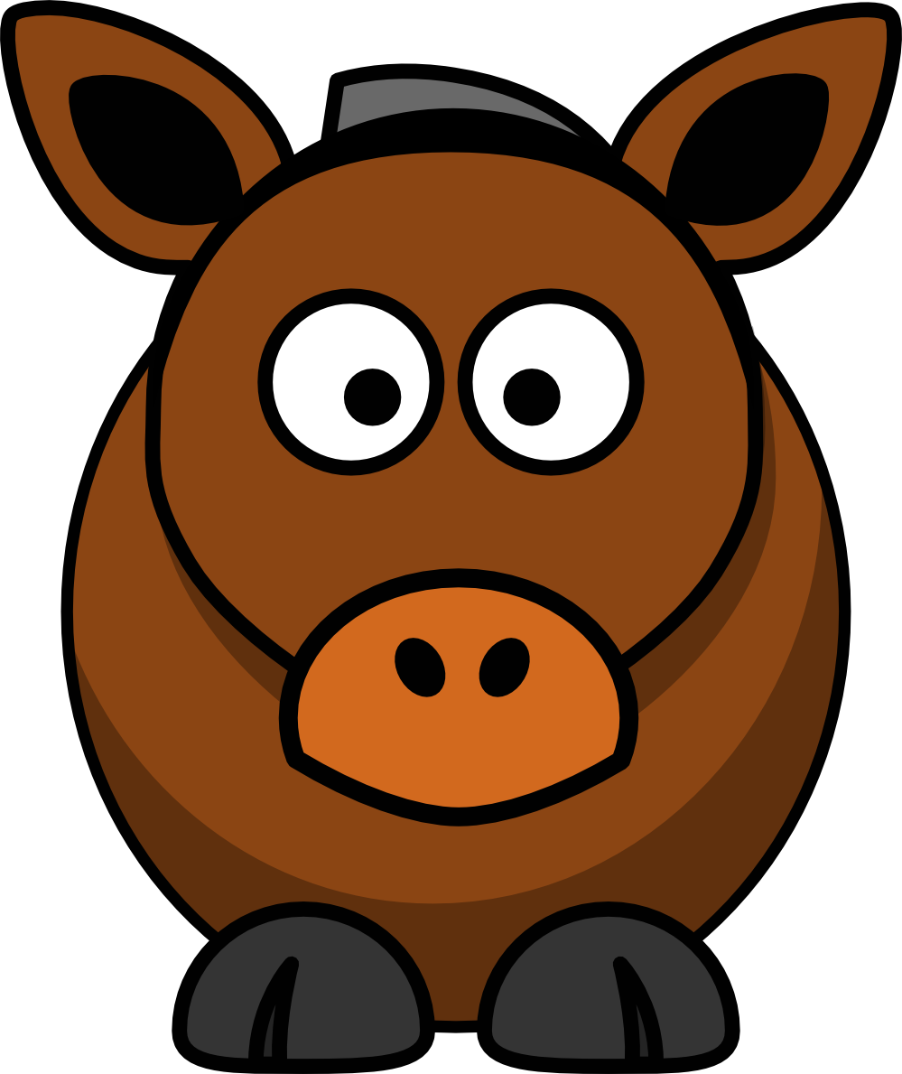 Clip Art: cartoon horse scallywag 2012 may ...