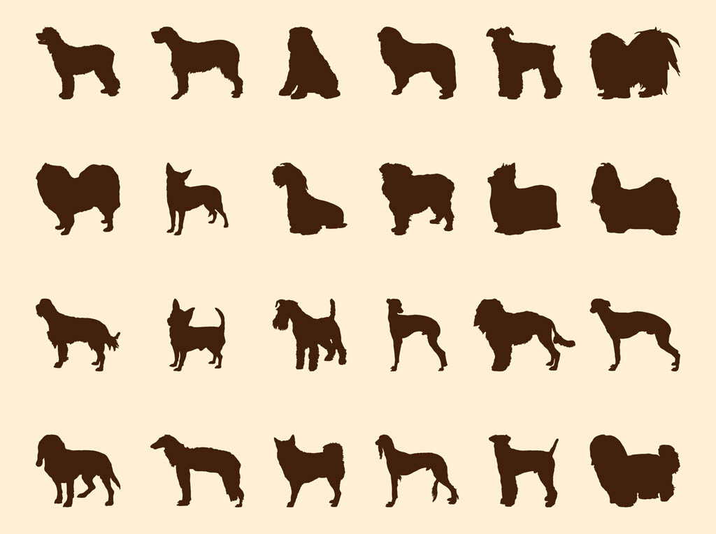 free clipart dog silhouette - photo #39