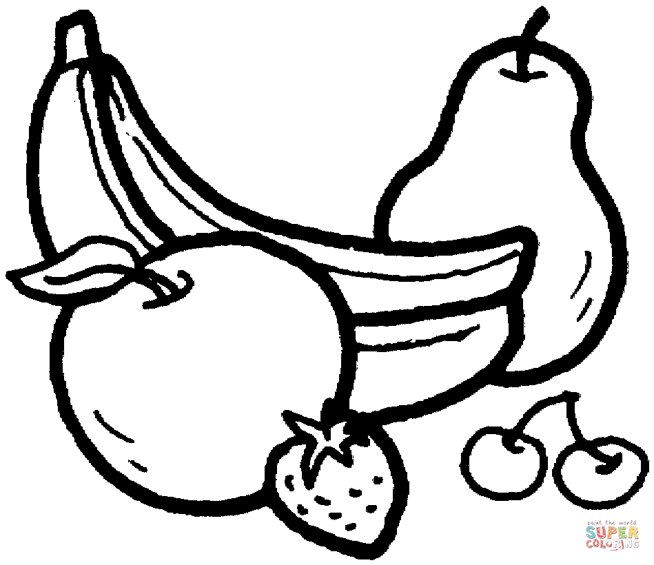 Bananas coloring pages | Free Coloring Pages