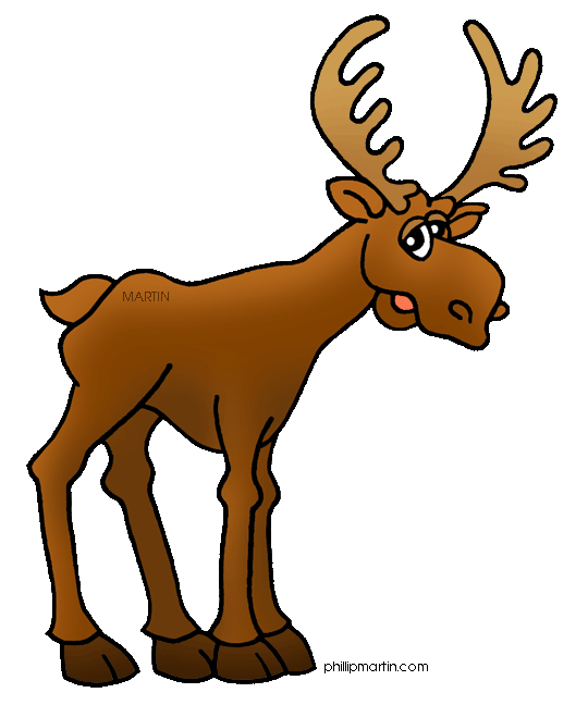 Head Cartoon Moose Clipart - Cliparts and Others Art Inspiration